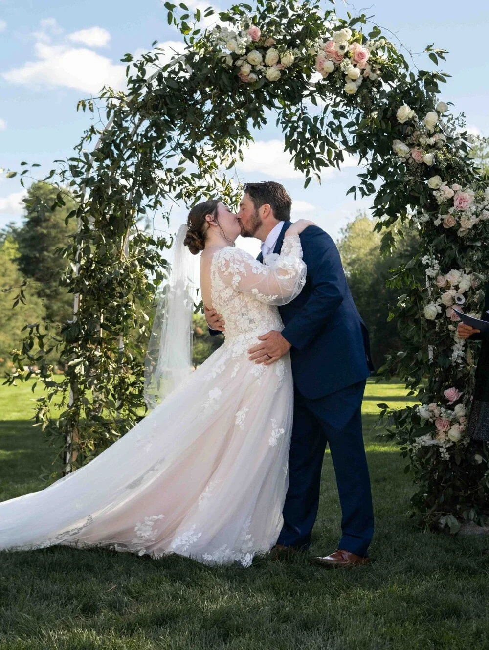 Elegant Long White Wedding Veil